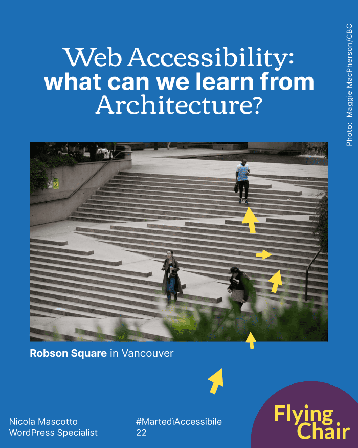 Cosa possiamo imparare dell'accessibilità in architettura
