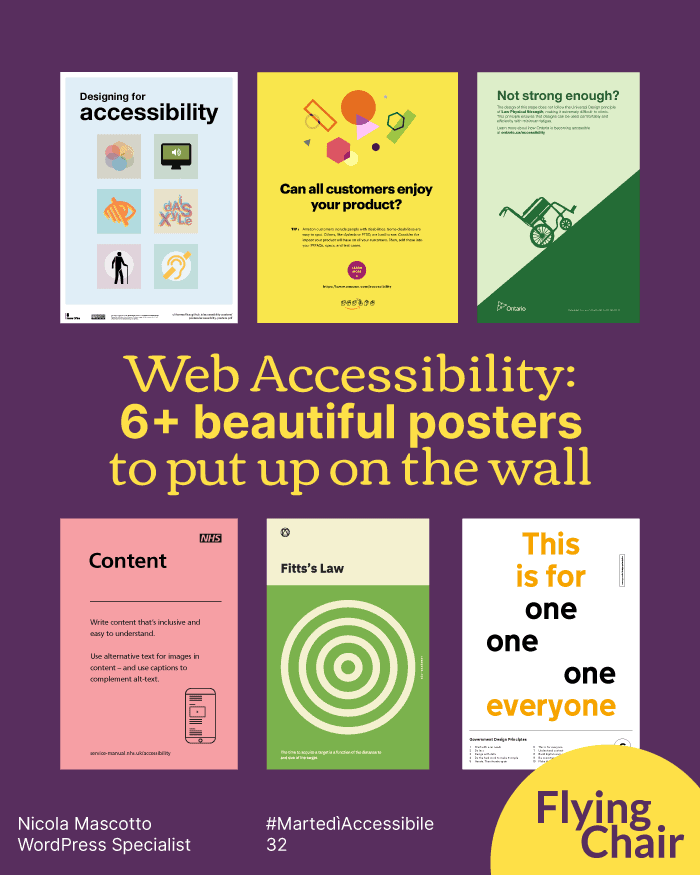 Poster su accessibilità digitale