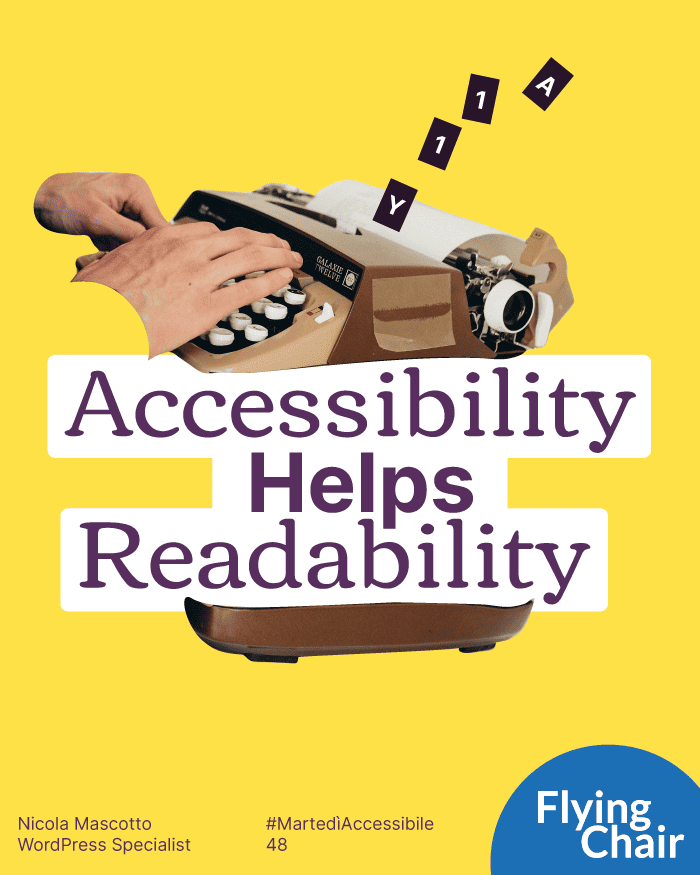L'accessibilità aiuta la leggibilità
